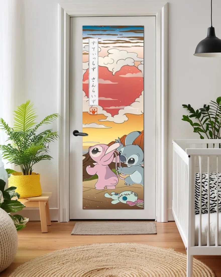 Disney Stitch Türposter Japan