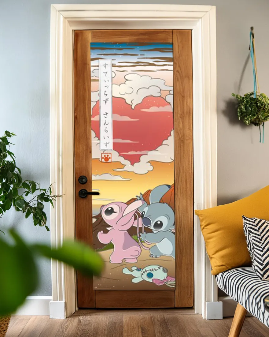 Disney Stitch Türposter Japan