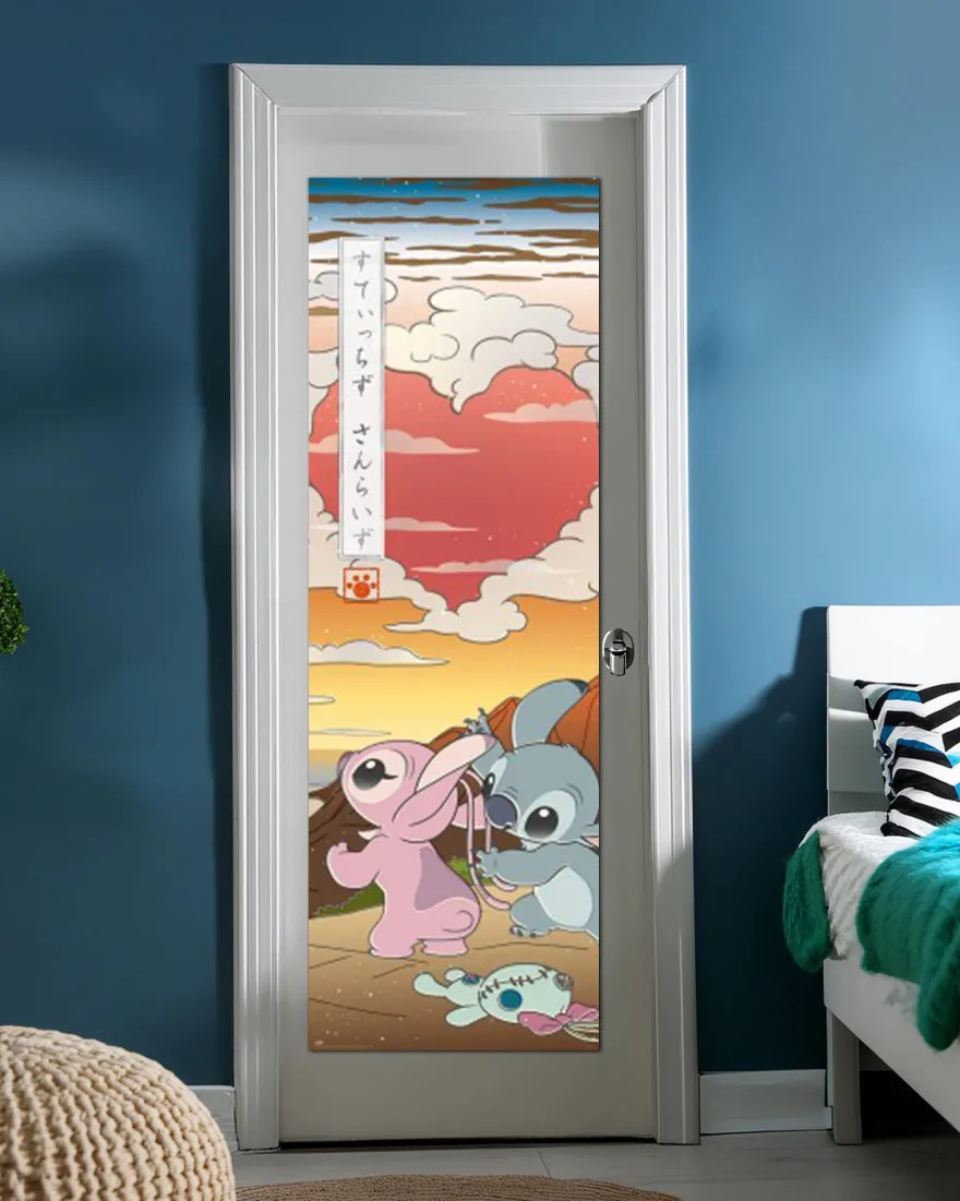 Disney Stitch Türposter Japan