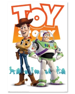 Disney Toy Story Poster Pixar Woody & Buzz