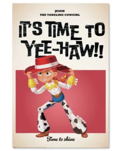 Disney Toy Story Poster Pixar Jessie, The Yodeling Cowgirl