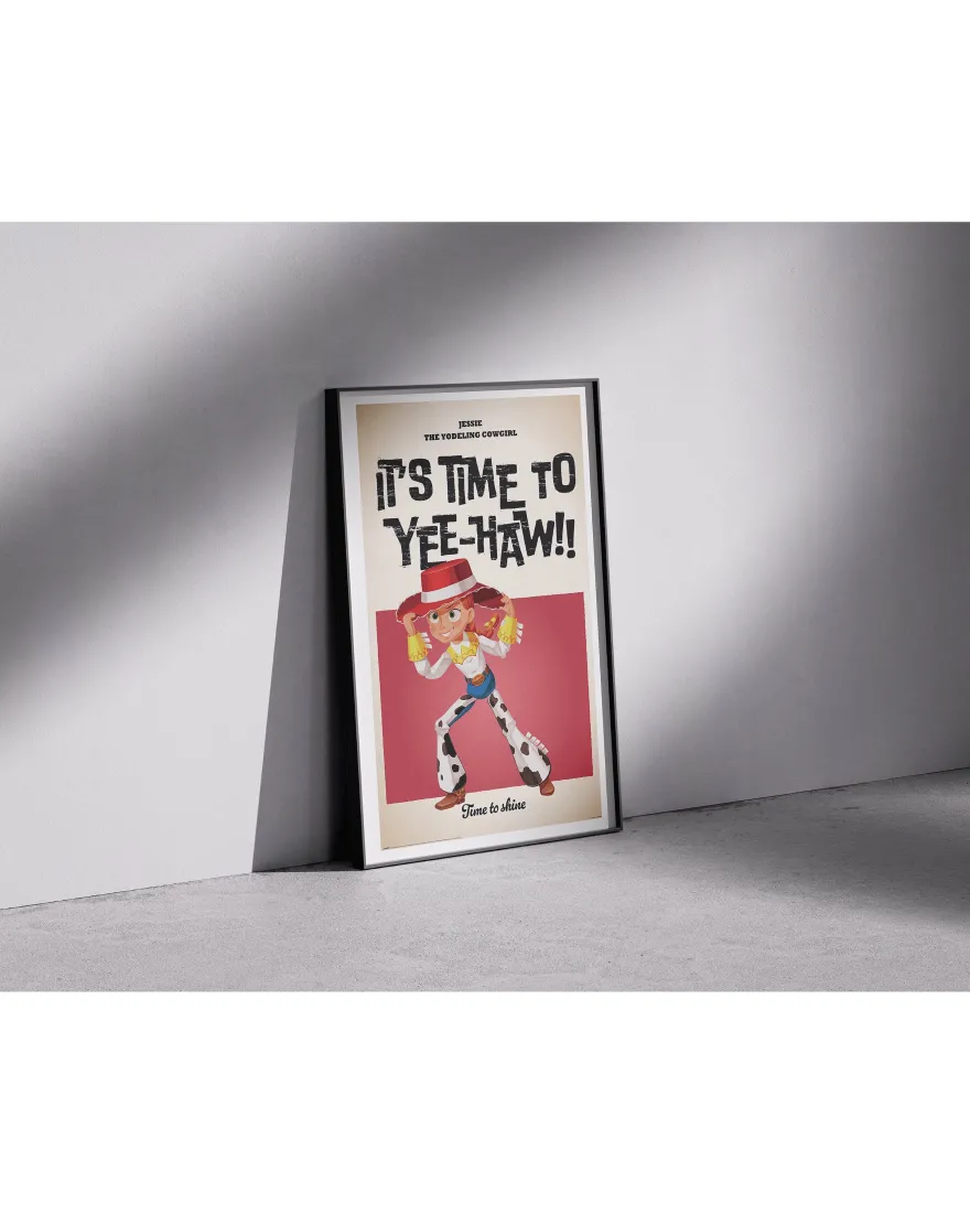 Disney Toy Story Poster Pixar Jessie, The Yodeling Cowgirl