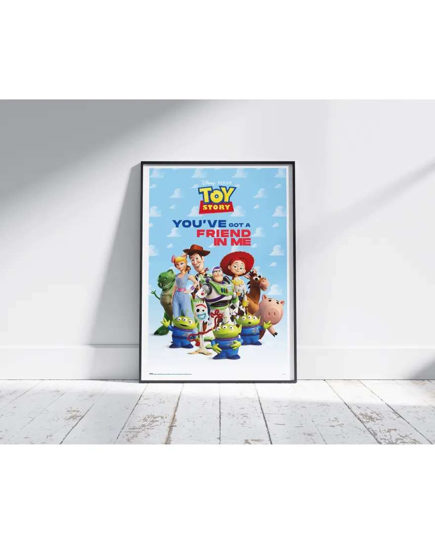Disney Toy Story Poster Pixar You've Got A Friend In Me