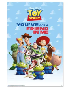Disney Toy Story Poster Pixar You've Got A Friend In Me