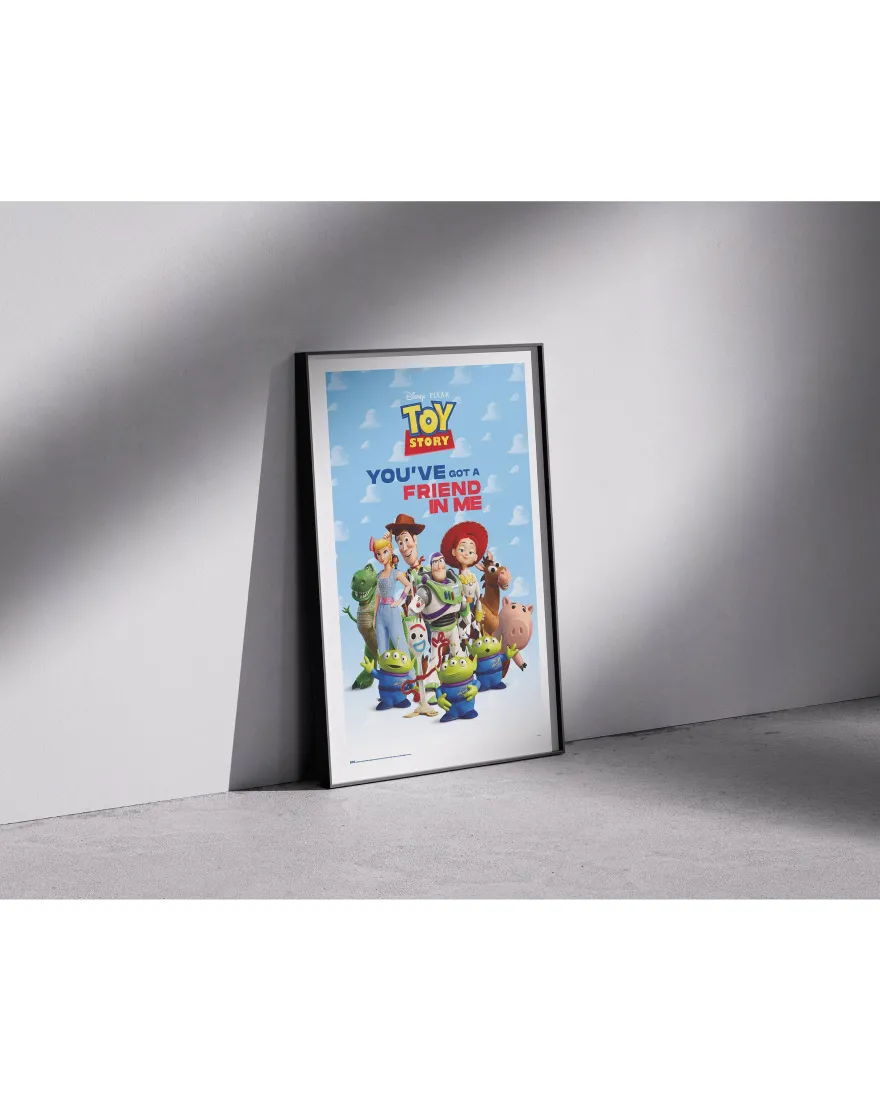 Disney Toy Story Poster Pixar You've Got A Friend In Me
