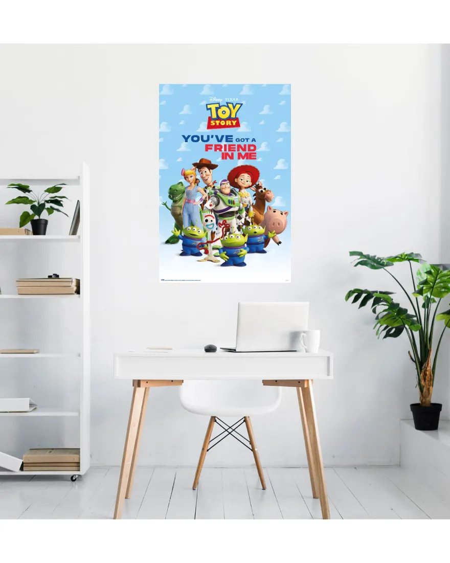Disney Toy Story Poster Pixar You've Got A Friend In Me
