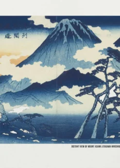 Distant View of Mount Asama, im Shinshu District von Utagawa Hiroshige für Kunstliebhaber