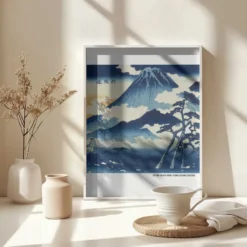 Distant View of Mount Asama, im Shinshu District von Utagawa Hiroshige für Kunstliebhaber