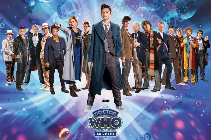 Doctor Who Poster Characters 60th Anniversary