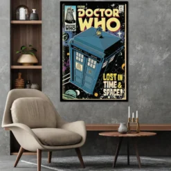 Doctor Who Poster Tardis Comic