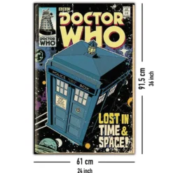 Doctor Who Poster Tardis Comic
