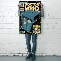 Doctor Who Poster Tardis Comic