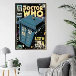 Doctor Who Poster Tardis Comic