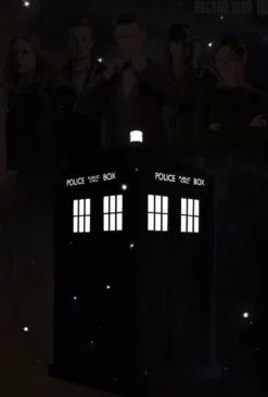 Doctor Who Poster Tardis Glow-In-The-Dark