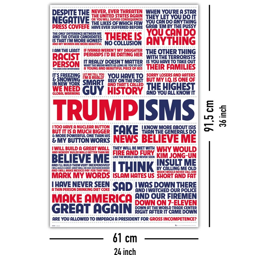 Donald Trump Poster Trumpisms