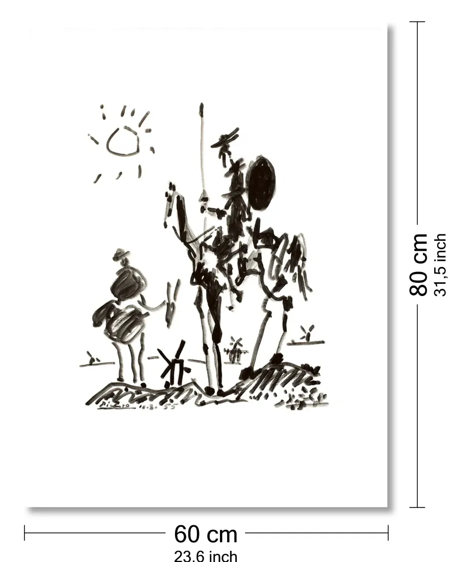 Don Quixote Kunstdruck Pablo Picasso