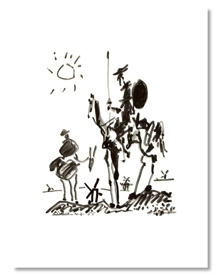 Don Quixote Kunstdruck Pablo Picasso