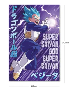 Dragon Ball Super Poster Vegeta - 61x91,5 cm