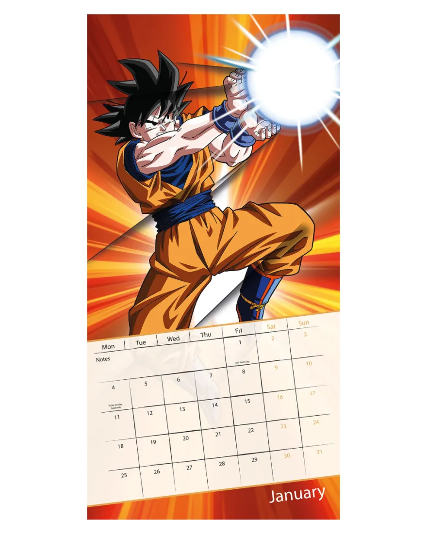 Dragon Ball Z Kalender 2027