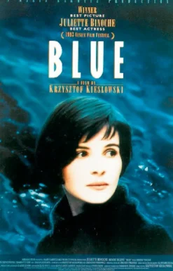 Drei Farben blau Poster