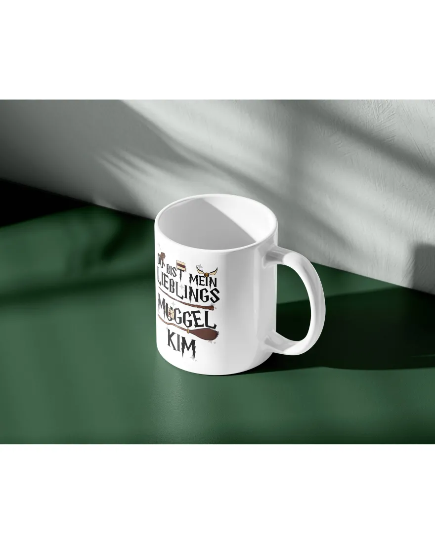 Du bist mein Lieblingsmuggel Tasse mit Wunschnamen