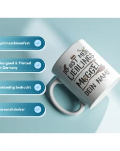Du bist mein Lieblingsmuggel Tasse mit Wunschnamen