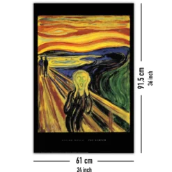 Edvard Munch the Scream Poster Der Schrei