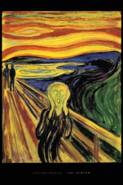 Edvard Munch the Scream Poster Der Schrei