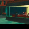 Edward Hopper Poster Nighthawks