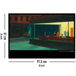 Edward Hopper Poster Nighthawks