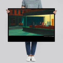 Edward Hopper Poster Nighthawks