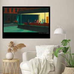 Edward Hopper Poster Nighthawks