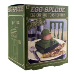 Egg-Splode Set 3 tlg. Eierbecher & Toastschneider