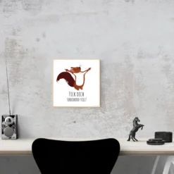 Eichhörnchen Kunstdruck Fick dich soooo viel!