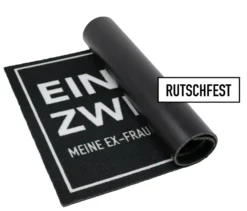 Einbruch zwecklos Fußmatte Meine Ex-Frau hat alles