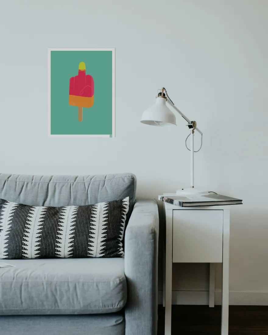 Eisfinger Kunstdruck