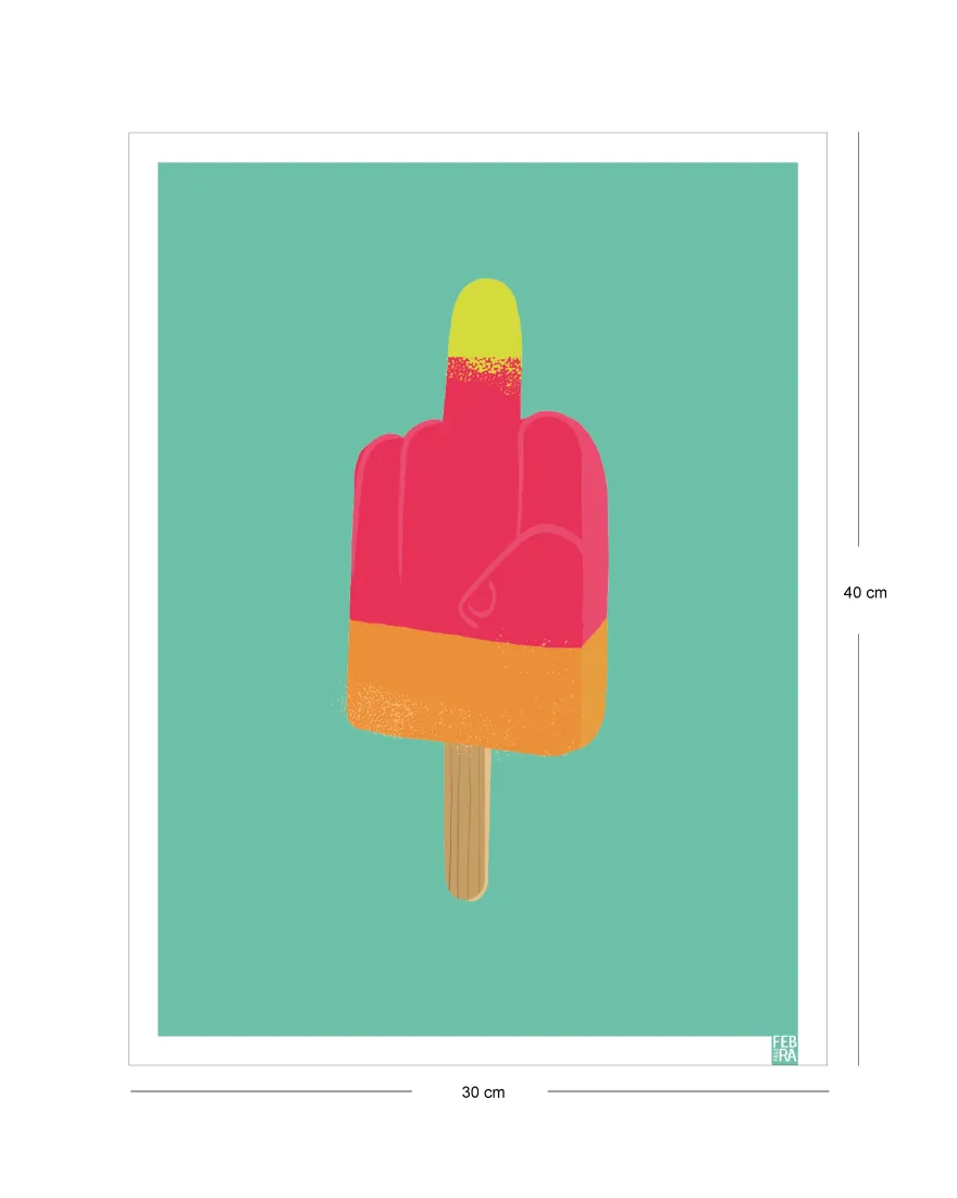 Eisfinger Kunstdruck