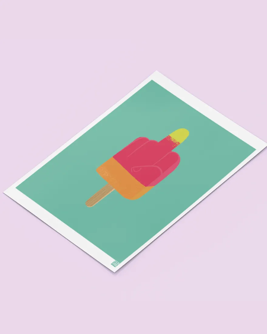 Eisfinger Kunstdruck