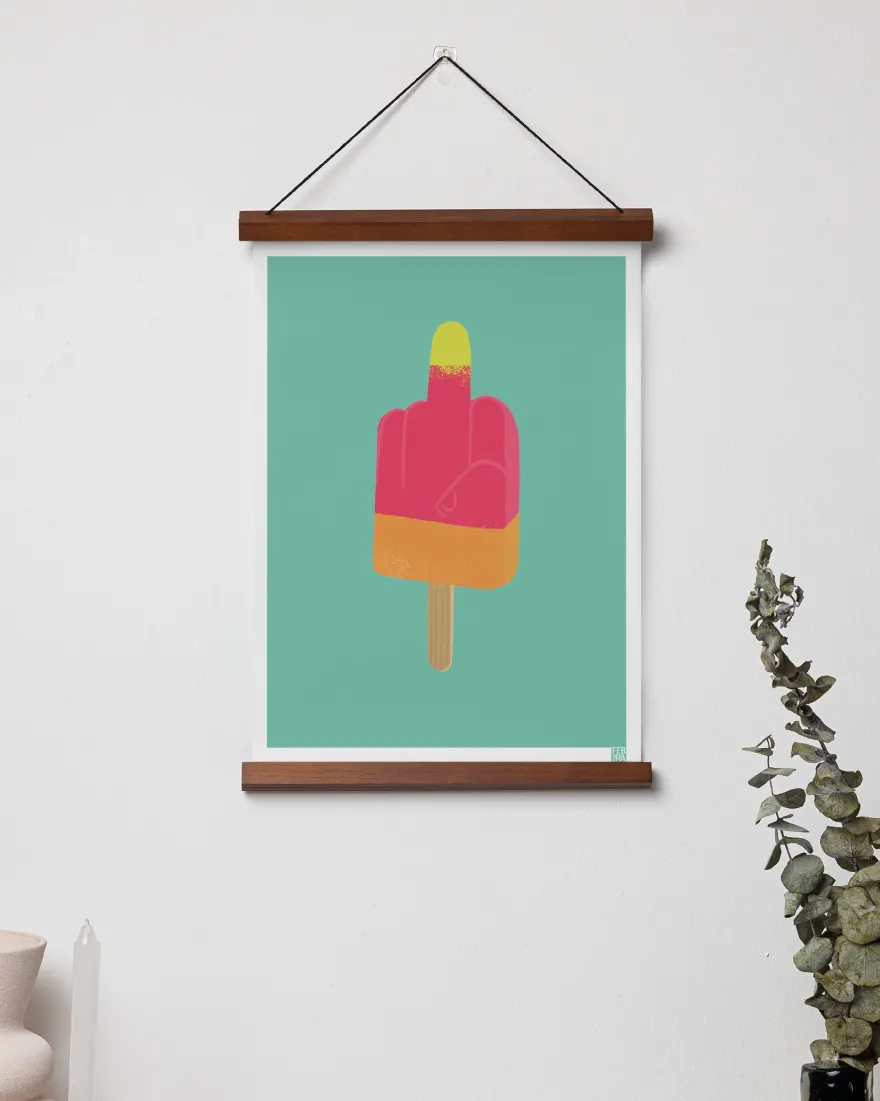 Eisfinger Kunstdruck