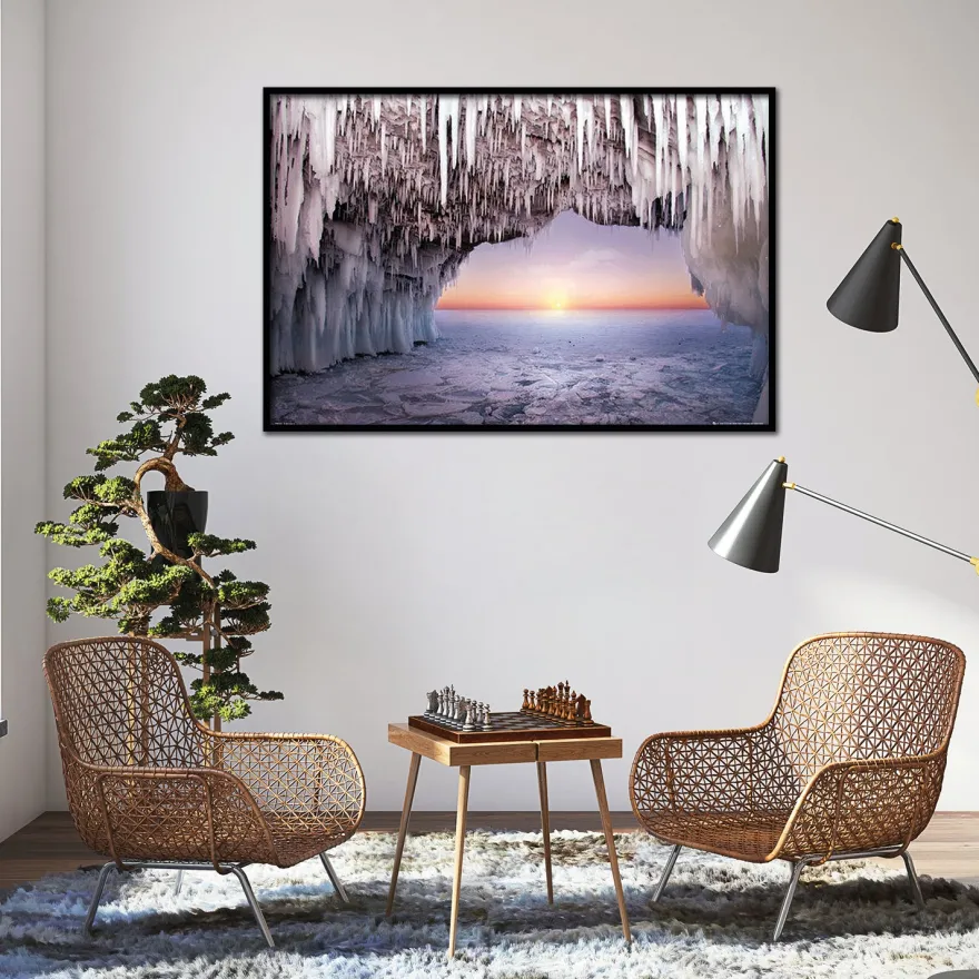 Eishöhle Poster