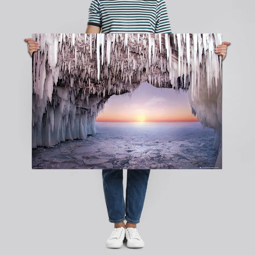 Eishöhle Poster