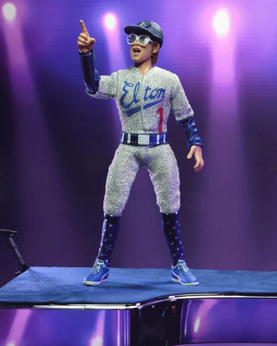 Elton John & Piano Actionfigur Live 1975 incl. Konzertflügel