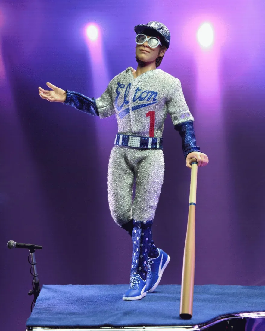 Elton John & Piano Actionfigur Live 1975 incl. Konzertflügel