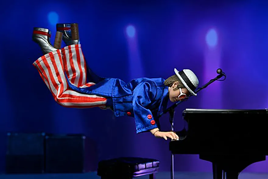 Elton John & Piano Actionfigur Live 1976