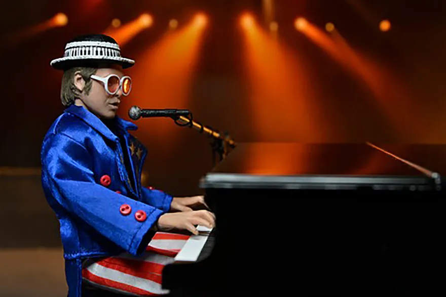 Elton John & Piano Actionfigur Live 1976