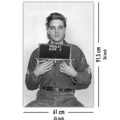 Elvis Presley Poster Mugshot Polizeifoto