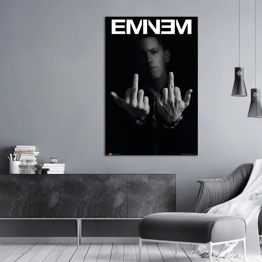 Eminem Poster Finger MMLP2
