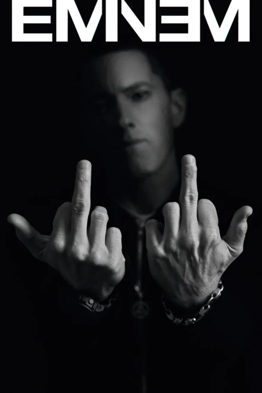 Eminem Poster Finger MMLP2