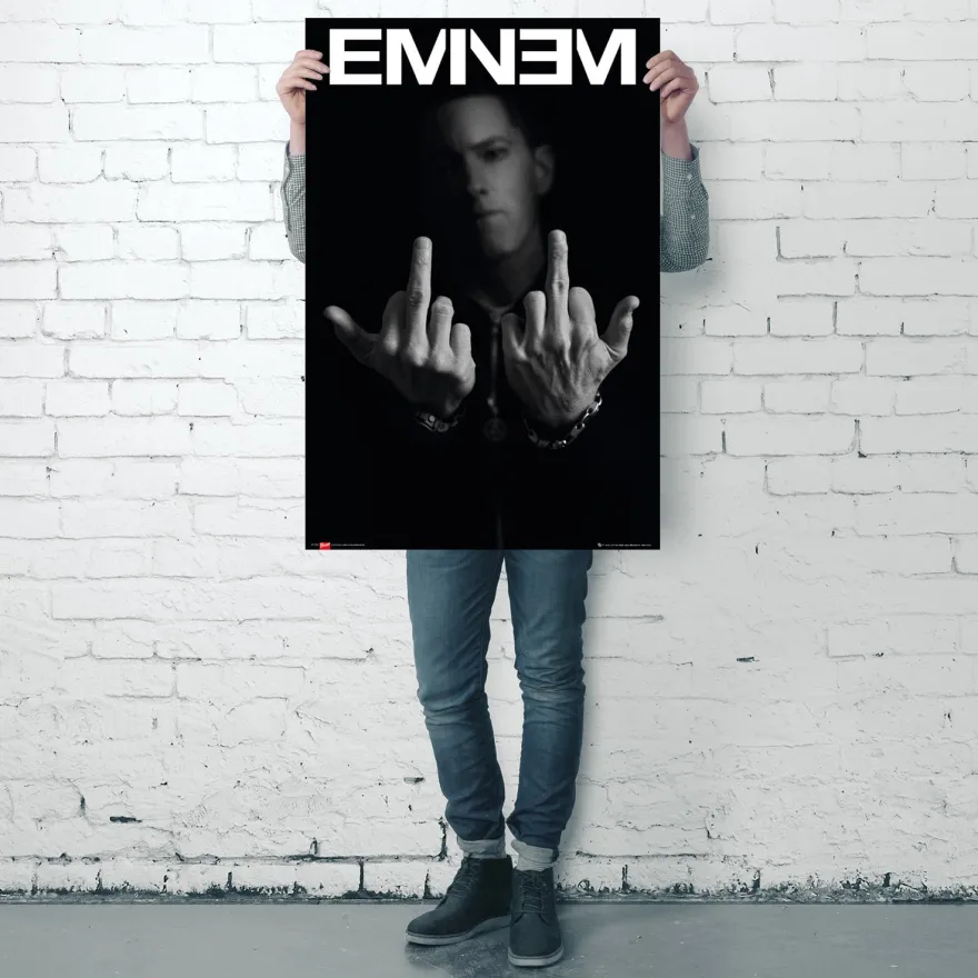 Eminem Poster Finger MMLP2