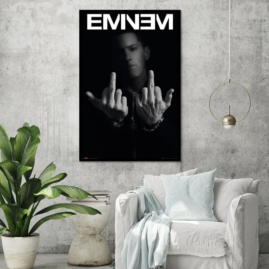 Eminem Poster Finger MMLP2